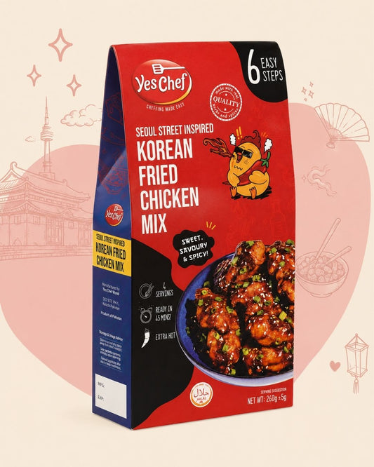 Korean Fried Chicken (Includes Sauce Mix, Seasoned Batter & Marinade Mix)