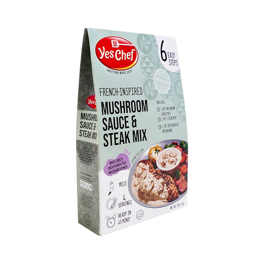 Mushroom Sauce and Steak Mix (Includes Dehydrated Mushrooms)