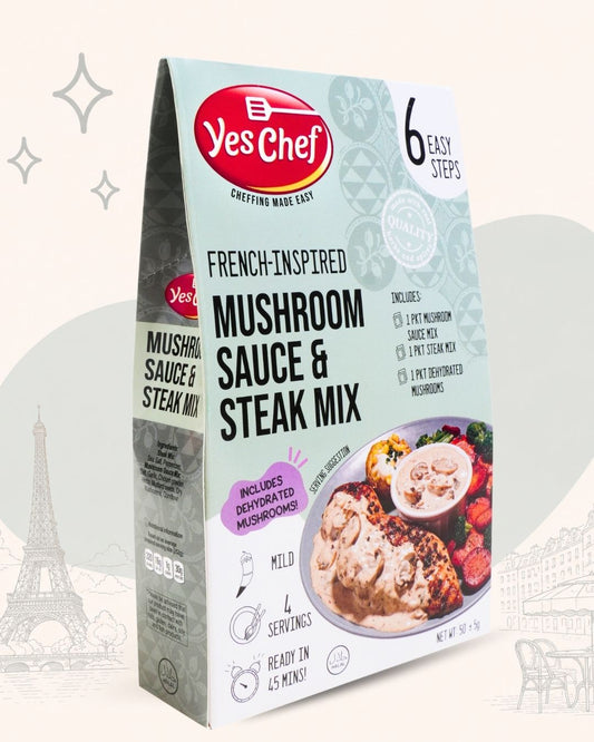 Mushroom Sauce and Steak Mix (Includes Dehydrated Mushrooms)